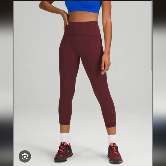 Lululemon Swift Speed High Rise Crop - Picture 1 of 9